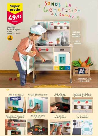 ALDI Mundo diver cocina de juguete oferta