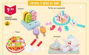 ALDI Mundo diver comida de madera oferta
