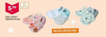 ALDI Disney - licencias zapatillas de casa oferta
