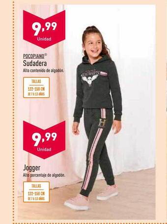 ALDI Pocopiano sudadera jogger oferta