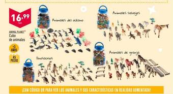 ALDI Animal planet cubo de animales oferta