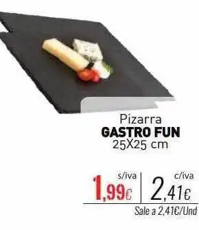 Cuevas Cash Pizarra gastro fun oferta