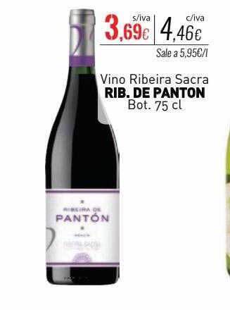 Cuevas Cash Vino ribeira sacra rib. de panton bot. oferta