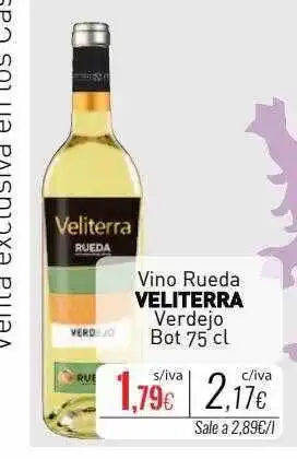 Cuevas Cash Vino rueda veliterra verdejo bot oferta