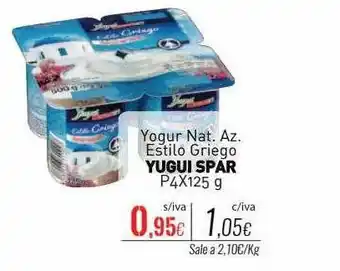 Cuevas Cash Yogur nat. az. estilo griego yugui spar oferta