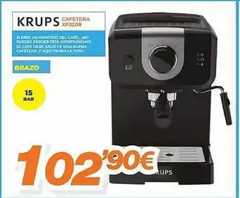 Pascual Martí Krups cafetera xp3208 oferta