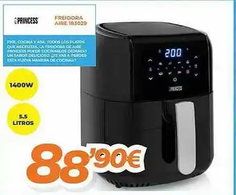 Pascual Martí Princess freidora aire 183029 oferta