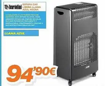 Pascual Martí Estufa gas libera llama azul nera bariolini oferta
