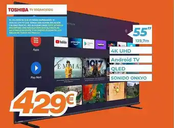 Pascual Martí Toshiba tv 55qa4c63dg oferta