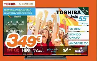 Pascual Martí Toshiba tv 55ua3d63dg oferta
