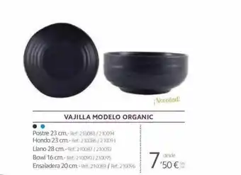 Makro Vajilla modelo organic oferta