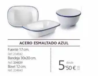 Makro Acero esmaltado azul oferta