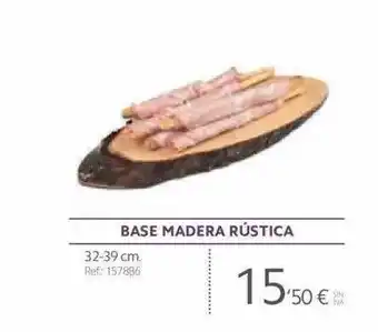 Makro Base madera rústica oferta