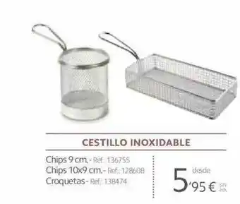 Makro Cestillo inoxidable oferta