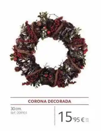 Makro Corona decorada oferta