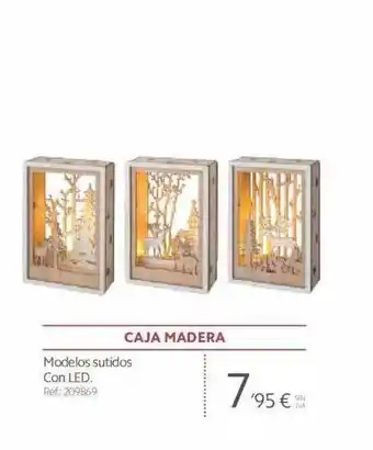 Makro Caja madera oferta