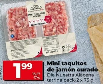 Maxi Dia Tacos de jamón dia oferta