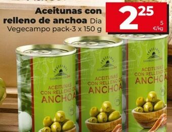 Maxi Dia Aceitunas rellenas de anchoa dia oferta