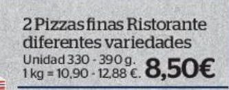 La Sirena Pizza ristorante oferta