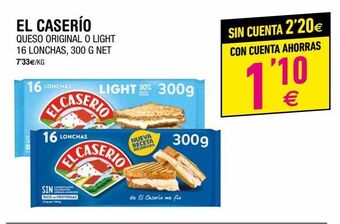BM Supermercados Queso en lonchas el caserío oferta