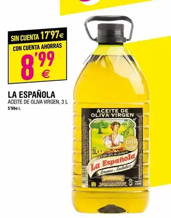 BM Supermercados Aceite de oliva virgen la española oferta