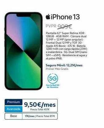 Movistar Iphone 13 oferta