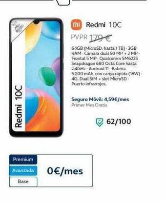 Movistar Redmi 10c oferta