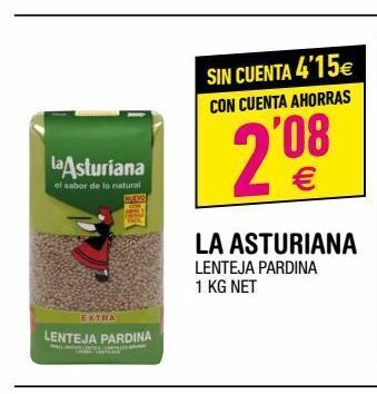 Lentejas pardina la asturiana