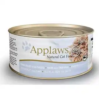Planeta Huerto Applaws cat lata 70g atún con queso comida húmeda para gatos natural grain free oferta