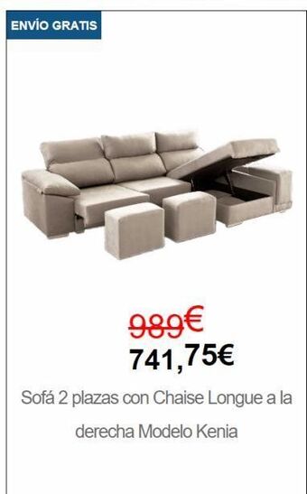Centro Hogar Sanchez Chaise longue oferta
