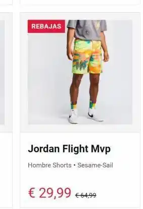 Foot Locker Rebajas jordan flight mvp hombre shorts • sesame-sail € 29,99 €64,99 oferta