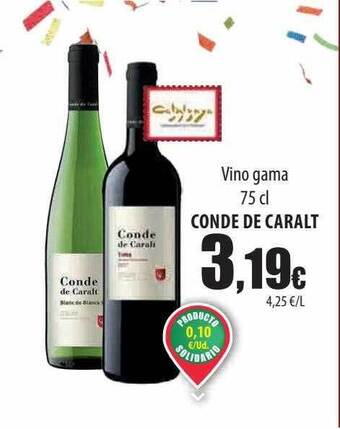 Spar Tenerife Vino gama conde de caralt oferta