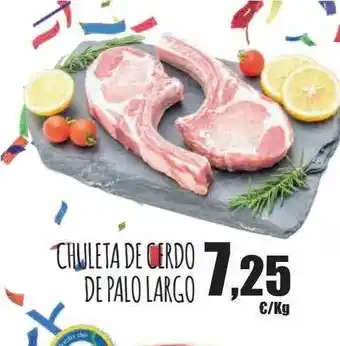 Spar Tenerife Chuleta de cerdo de palo largo oferta