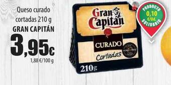 Spar Tenerife Queso curado cortadas gran capitán oferta