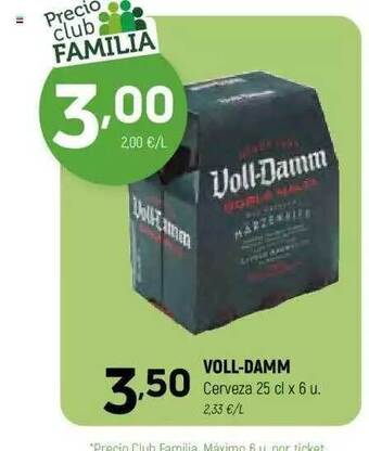 Coviran Voll-damm cerveza oferta