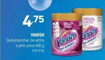 Coviran Vanish quitamanchas oxi white o pink polvo oferta