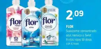 Coviran Flor suavizante concentrado azul nenuco o twist frutos rojo 59 dosis oferta