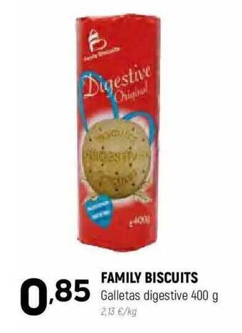 Coviran Family biscuits galletas digestive oferta