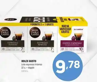 Coviran Dolce gusto lote espresso intenso + doppio oferta