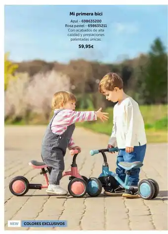 EurekaKids Mi primera bici oferta