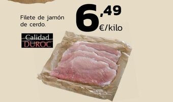 Supermercados Lupa Filete de Jamón de cerdo oferta