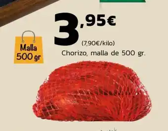 Supermercados Lupa Chorizo, malla de 500 gr oferta