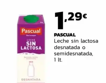 Supermercados Lupa Pascual Leche sin lactosa oferta