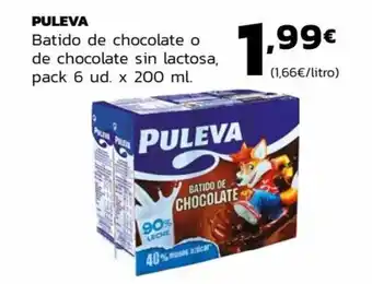 Supermercados Lupa Puleva Batido de chocolate oferta