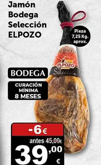 Masymas Jamón bodega selección elpozo oferta