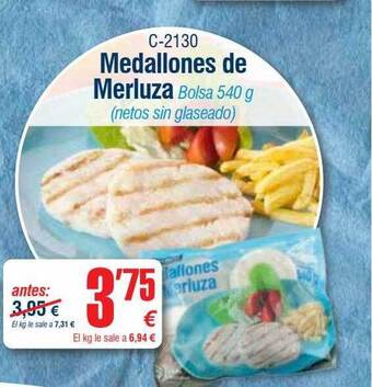 Abordo Medallones de merluza oferta