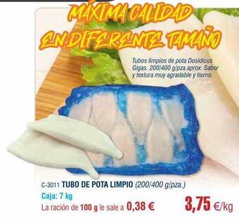 Abordo Tubo de pota limpio oferta