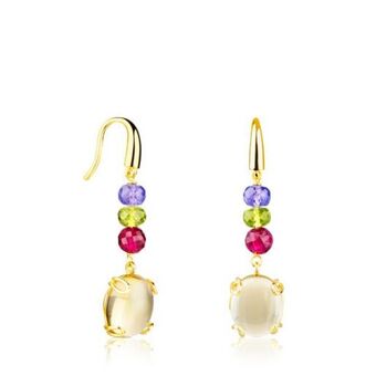 Tous Pendientes atelier color de oro con gemas oferta