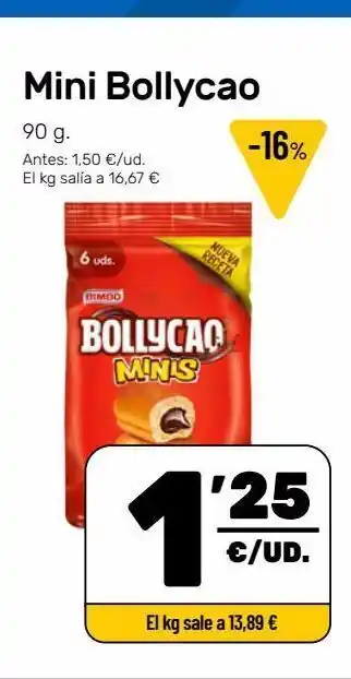 AhorraMas Bollos con chocolate bollycao oferta