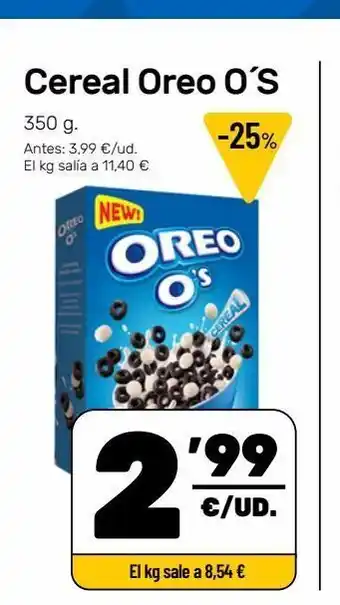 AhorraMas Cereales oreo oferta